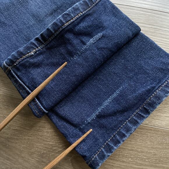 C.O.F. Studio Model M1 Jeans Men Sz 32x29 Blue Worn Wash Slim True - Picture 11 of 13